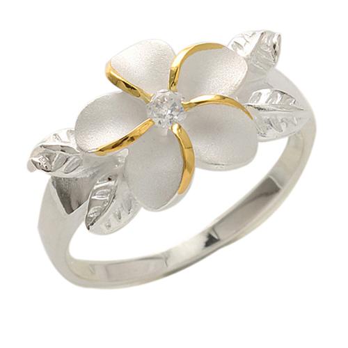 Plumeria Ring flower ring