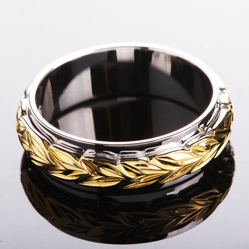 hawaiian heirloom ring silver scroll ring