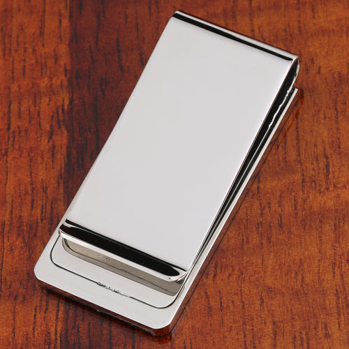 Classic Style Original Hawaii Koa Wood Inlaid Stainless Steel Made Money Clip