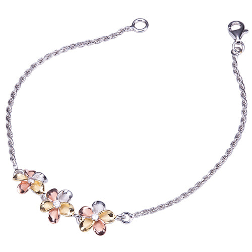 plumeria bracelet