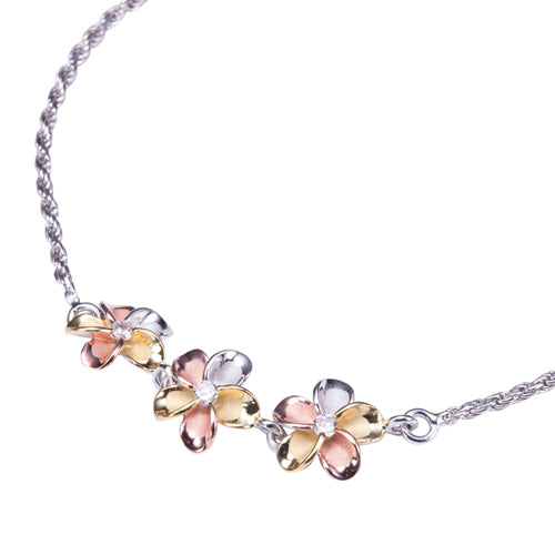 plumeria bracelet