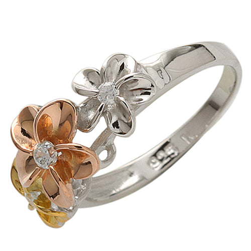 Plumeria Ring flower ring