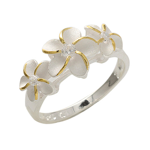 Plumeria Ring flower ring