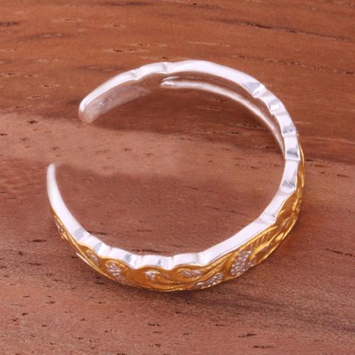 4mm Hawaiian Scroll Cut Out Edge Toe Ring