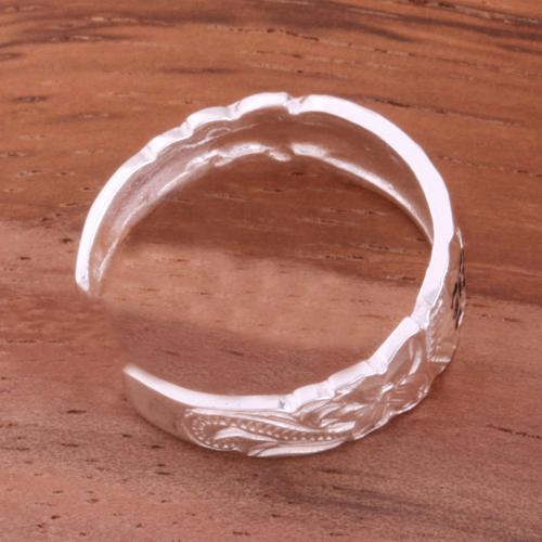 Hawaiian Scroll KUUIPO Cut Out Edge Toe Ring